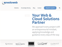 Tablet Screenshot of nedoweb.com